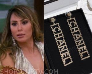 kelly dodd chanel earrings|RHOOC: Season 14 Episode 7 Kelly's Silver Chanel Earrings.